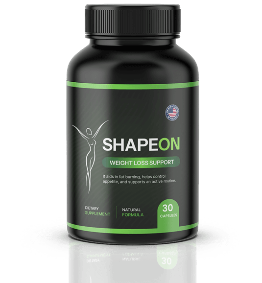 ShapeON supplement bottle - natural weight loss support
